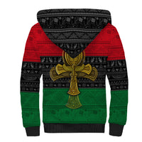 Pan African Ankh Sherpa Hoodie - Wonder Print Shop