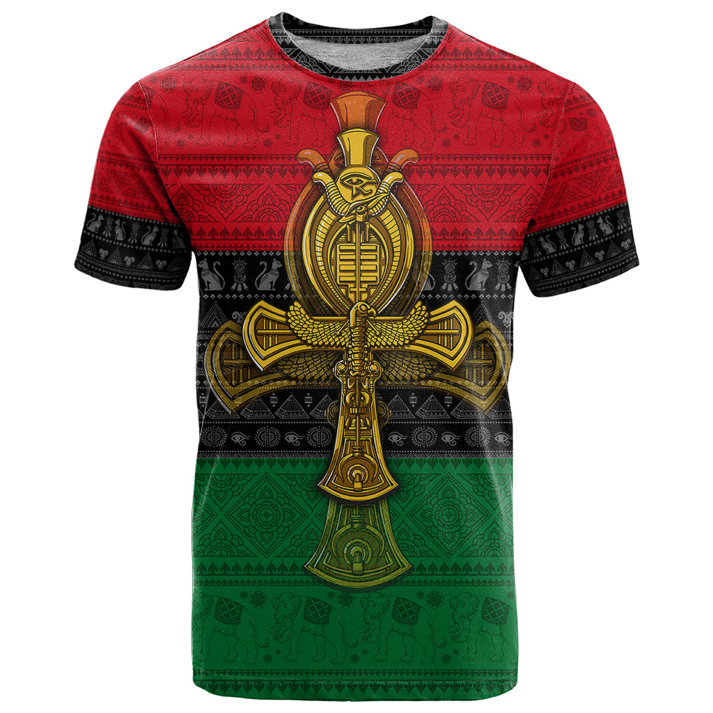 Pan African Ankh T Shirt - Wonder Print Shop