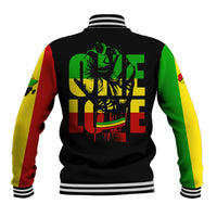 Reggae One Love Baseball Jacket African - Wonder Print Shop