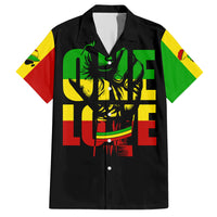 Reggae One Love Family Matching Short Sleeve Bodycon Dress and Hawaiian Shirt African - Wonder Print Shop