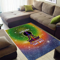 I'm Blunt African Area Rug Black Women Mandala - Wonder Print Shop