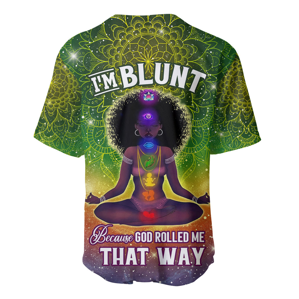 I'm Blunt African Baseball Jersey Black Women Mandala - Wonder Print Shop