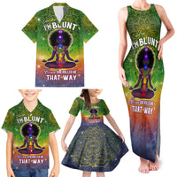 I'm Blunt African Family Matching Tank Maxi Dress and Hawaiian Shirt Black Women Mandala - Wonder Print Shop