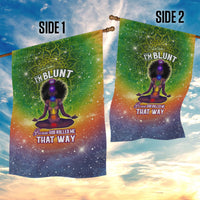 I'm Blunt African Garden Flag Black Women Mandala - Wonder Print Shop