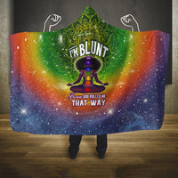 I'm Blunt African Hooded Blanket Black Women Mandala