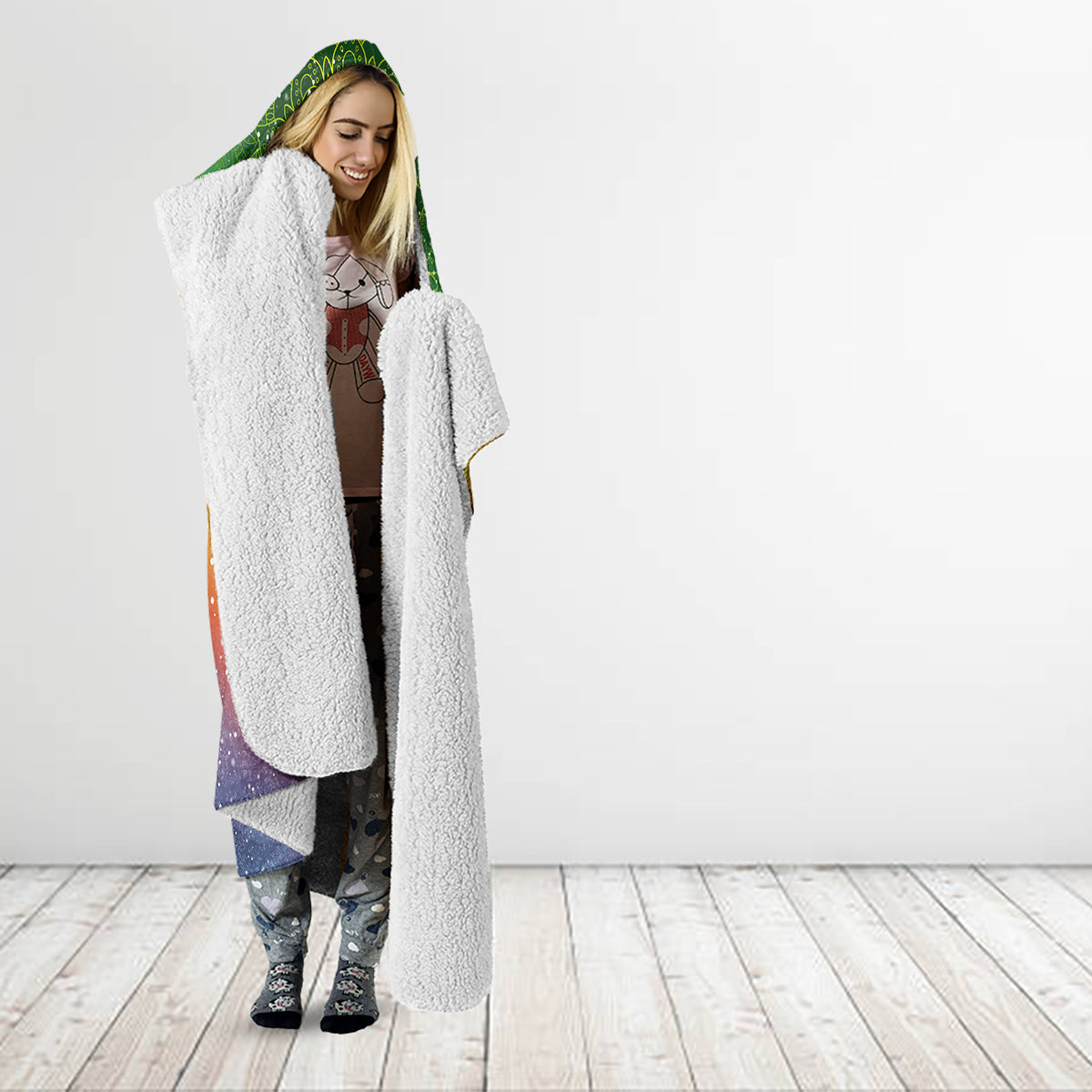 I'm Blunt African Hooded Blanket Black Women Mandala