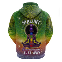 I'm Blunt African Hoodie Black Women Mandala - Wonder Print Shop