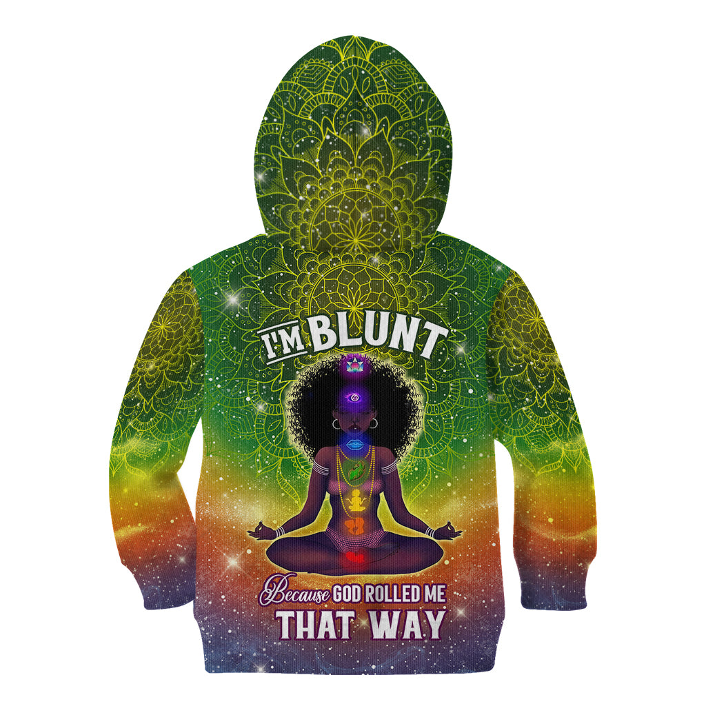 I'm Blunt African Kid Hoodie Black Women Mandala - Wonder Print Shop