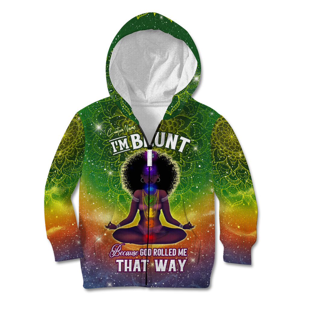 I'm Blunt African Kid Hoodie Black Women Mandala - Wonder Print Shop