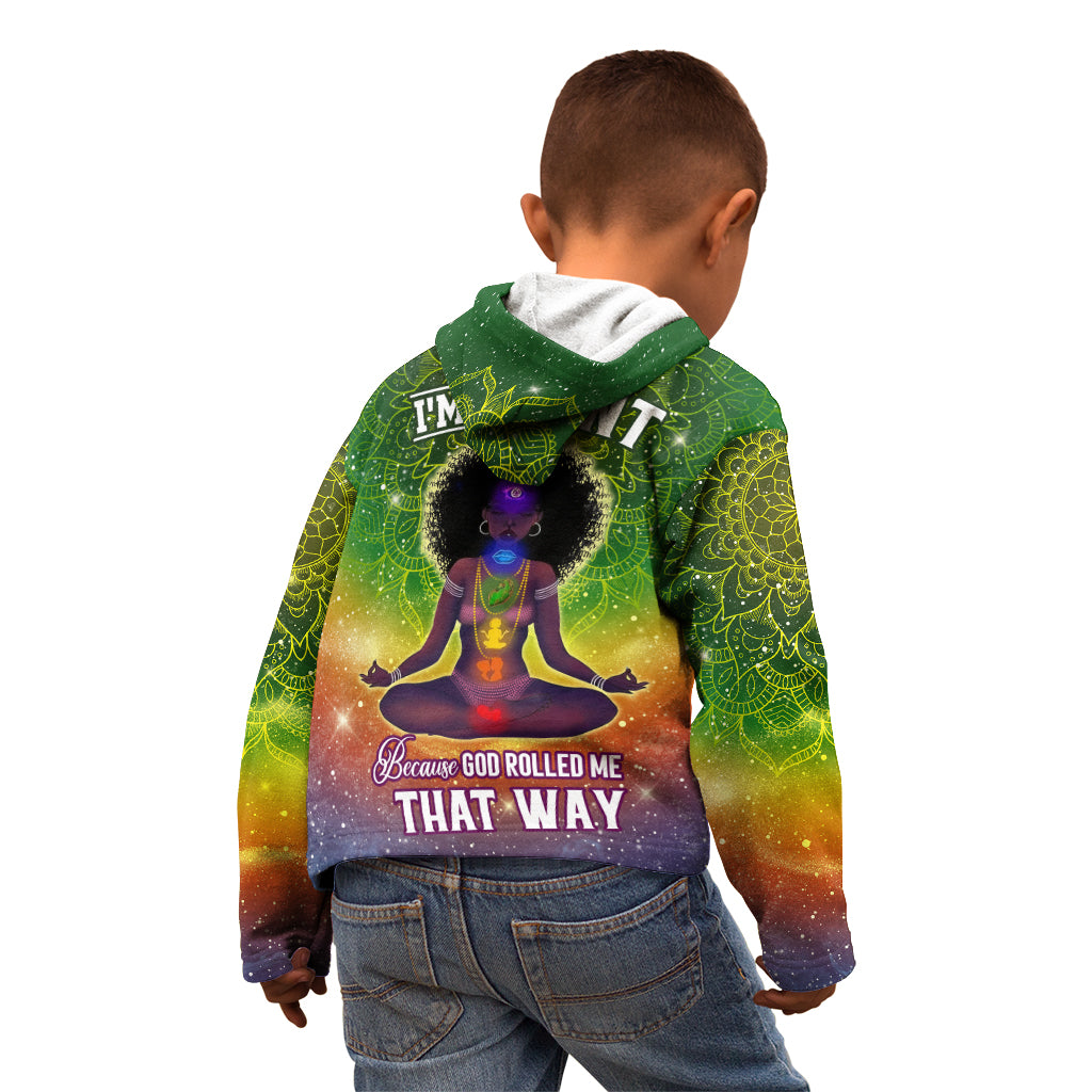 I'm Blunt African Kid Hoodie Black Women Mandala - Wonder Print Shop