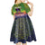 I'm Blunt African Kid Short Sleeve Dress Black Women Mandala - Wonder Print Shop