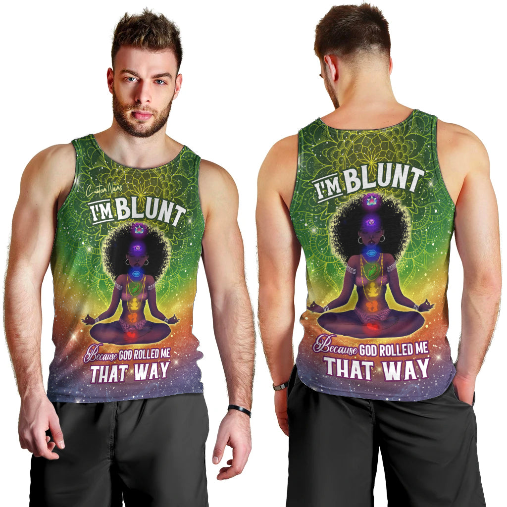 I'm Blunt African Men Tank Top Black Women Mandala - Wonder Print Shop