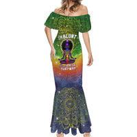 I'm Blunt African Mermaid Dress Black Women Mandala - Wonder Print Shop