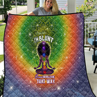 I'm Blunt African Quilt Black Women Mandala - Wonder Print Shop