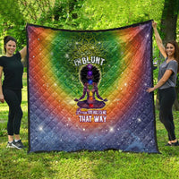 I'm Blunt African Quilt Black Women Mandala - Wonder Print Shop