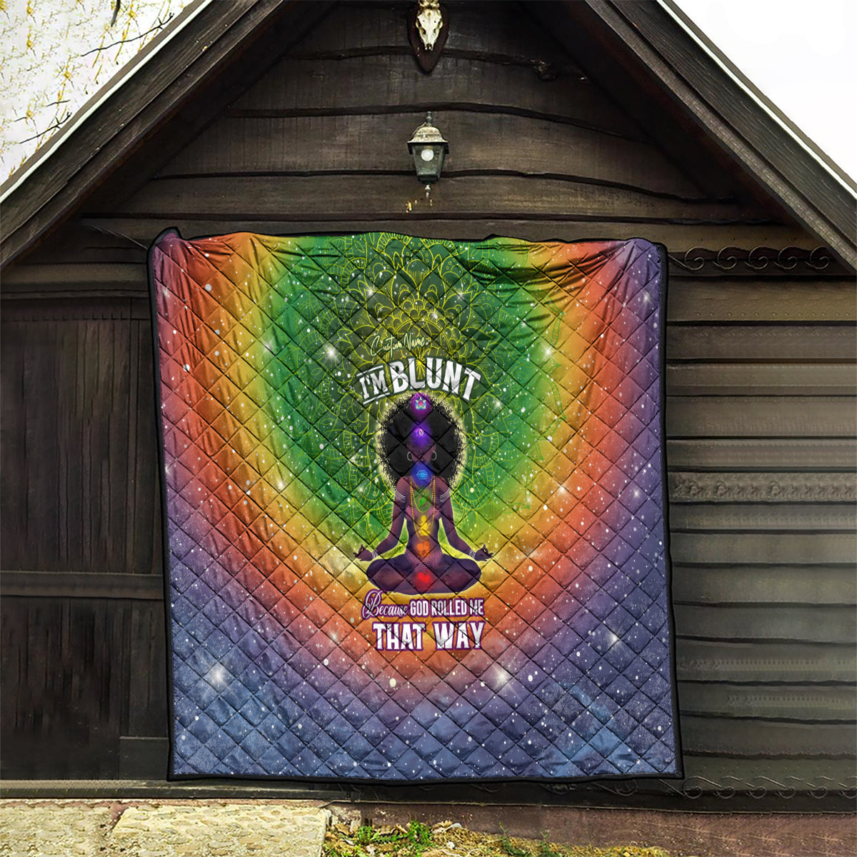 I'm Blunt African Quilt Black Women Mandala - Wonder Print Shop