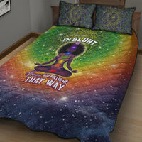 I'm Blunt African Quilt Bed Set Black Women Mandala - Wonder Print Shop