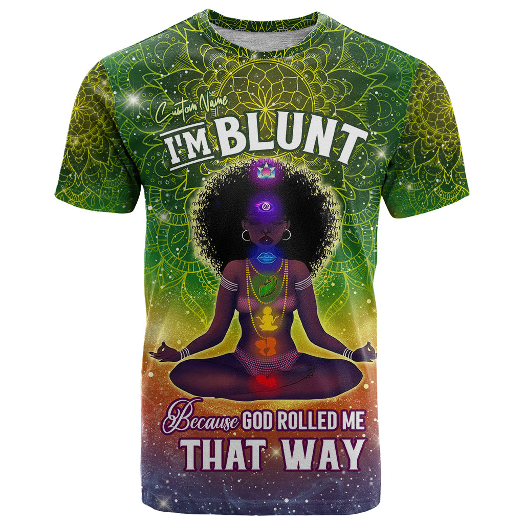 I'm Blunt African T Shirt Black Women Mandala - Wonder Print Shop