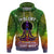 I'm Blunt African Zip Hoodie Black Women Mandala - Wonder Print Shop