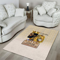 Lion Black King Area Rug African Heritage - Wonder Print Shop