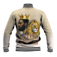 Lion Black King Baseball Jacket African Heritage - Wonder Print Shop