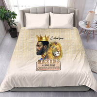 Lion Black King Bedding Set African Heritage - Wonder Print Shop