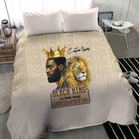 Lion Black King Bedding Set African Heritage - Wonder Print Shop