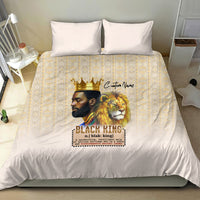 Lion Black King Bedding Set African Heritage - Wonder Print Shop