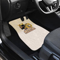 Lion Black King Car Mats African Heritage - Wonder Print Shop