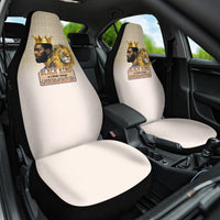 Lion Black King Car Seat Cover African Heritage - Wonder Print Shop