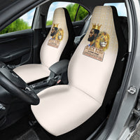 Lion Black King Car Seat Cover African Heritage - Wonder Print Shop