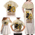 Lion Black King Family Matching Off Shoulder Maxi Dress and Hawaiian Shirt African Heritage - Wonder Print Shop