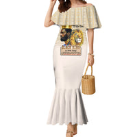 Lion Black King Mermaid Dress African Heritage - Wonder Print Shop