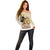 Lion Black King Off Shoulder Sweater African Heritage - Wonder Print Shop