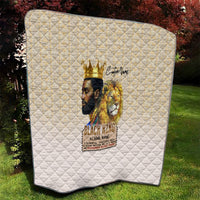 Lion Black King Quilt African Heritage - Wonder Print Shop