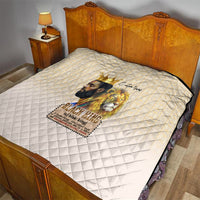 Lion Black King Quilt African Heritage - Wonder Print Shop