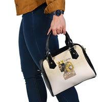 Lion Black King Shoulder Handbag African Heritage