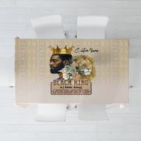 Lion Black King Tablecloth African Heritage - Wonder Print Shop