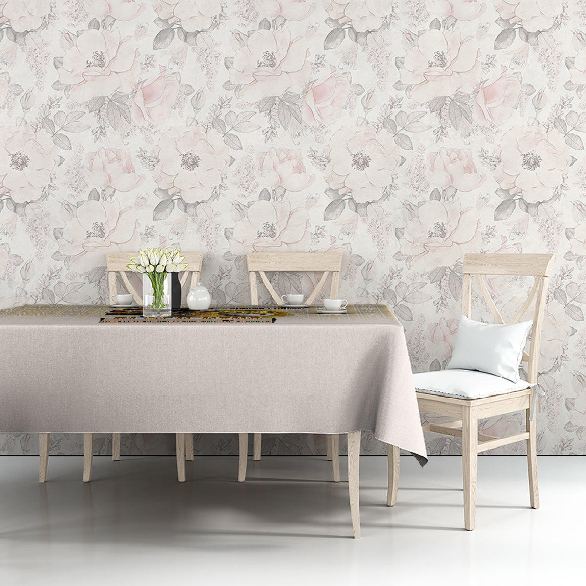 Lion Black King Tablecloth African Heritage - Wonder Print Shop