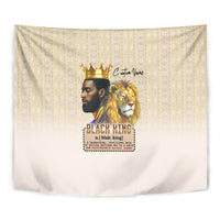 Lion Black King Tapestry African Heritage - Wonder Print Shop