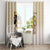 Lion Black King Window Curtain African Heritage - Wonder Print Shop