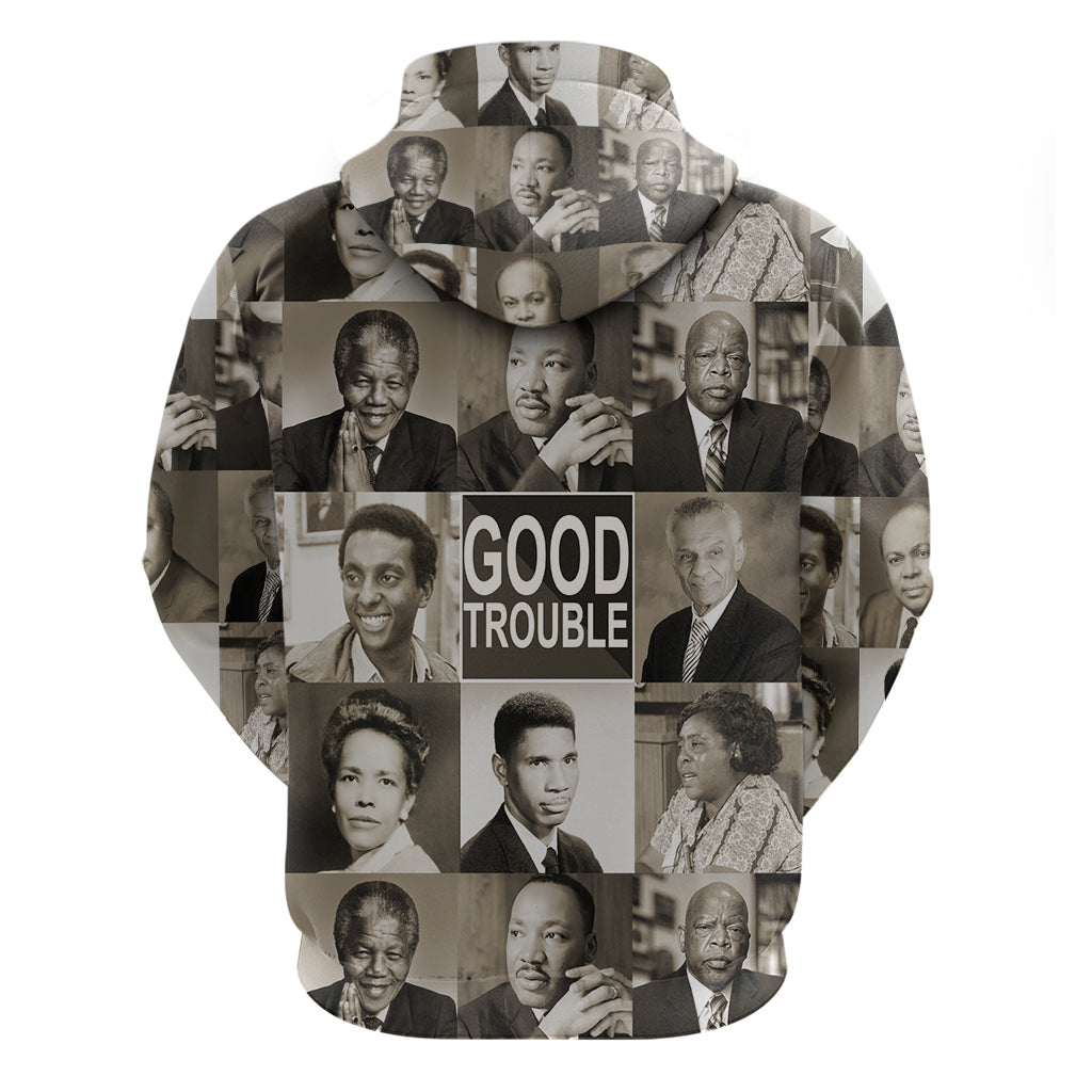 Good Trouble Hoodie Civil Rights Leaders - Wonder Print Shop