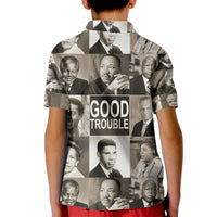 Good Trouble Kid Polo Shirt Civil Rights Leaders - Wonder Print Shop