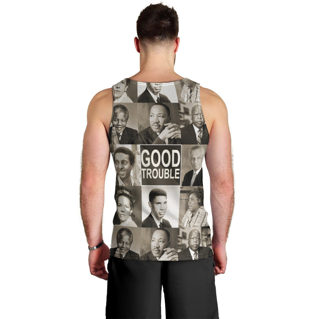 Good Trouble Men Tank Top Civil Rights Leaders - Wonder Print Shop