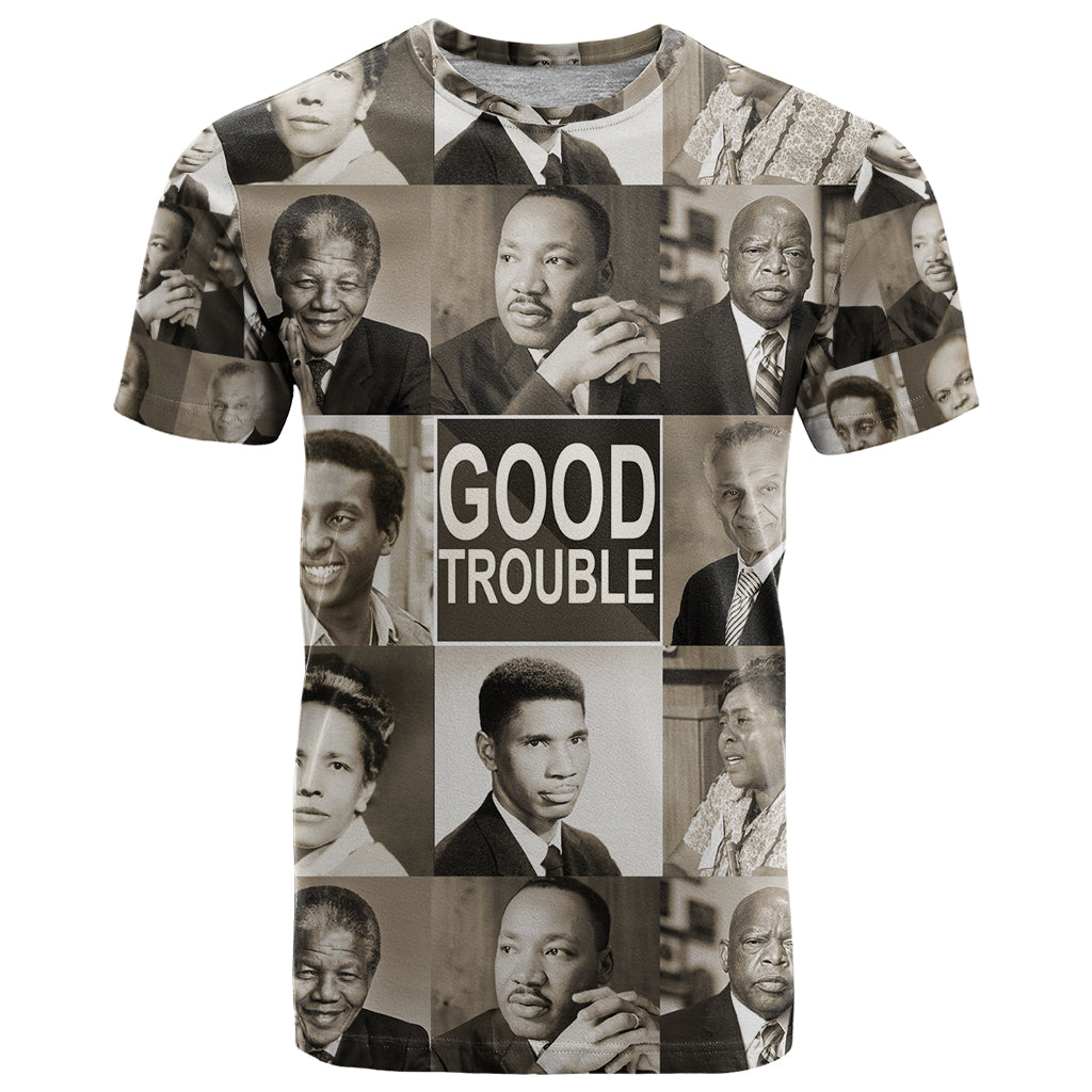 Good Trouble T Shirt Civil Rights Leaders - Wonder Print Shop