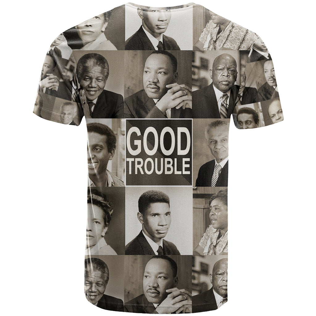Good Trouble T Shirt Civil Rights Leaders - Wonder Print Shop