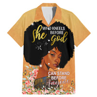 Personalized African Black Women Family Matching Mermaid Dress and Hawaiian Shirt She Who Kneels Before God - Wonder Print Shop
