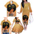 Personalized African Black Women Family Matching Off Shoulder Long Sleeve Dress and Hawaiian Shirt She Who Kneels Before God - Wonder Print Shop