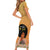 Personalized African Black Women Family Matching Short Sleeve Bodycon Dress and Hawaiian Shirt She Who Kneels Before God - Wonder Print Shop