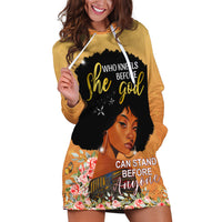 Personalized African Black Women Hoodie Dress She Who Kneels Before God - Wonder Print Shop